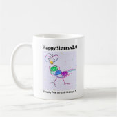 Happy Sisters v2.0 Coffee Mug - Lanesboro, MN コーヒーマグカップ (左)