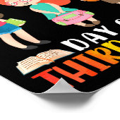 Happy Six Seven Day Of Third Grade Student Back To ポスター (角)