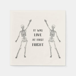 Happy Skeleton Engagement Party スタンダードカクテルナプキン