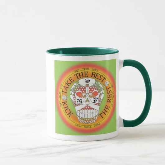 Happy skull tasse マグカップ (右)