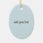 Happy Slothカスタマイズ可能キープサウ セラミックオーナメント (裏面)