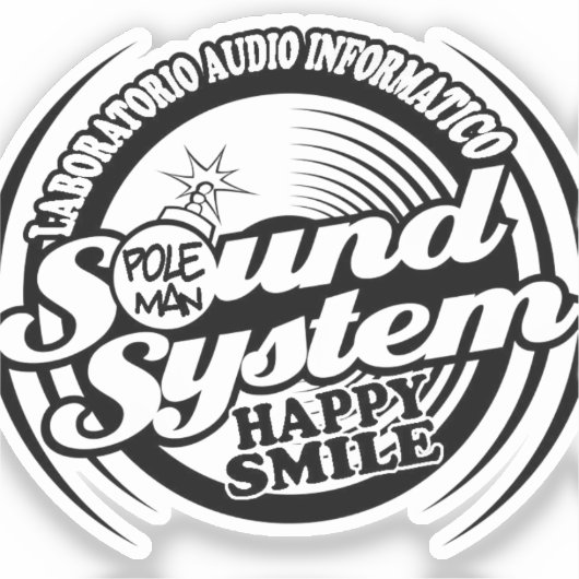 Happy Smile Sticker シール (正面)