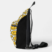 Happy Smiling Face Emoji Sling Backpack スリングバッグ (右)