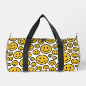 Happy Smiling Face Patterned Duffel Bag ダッフルバッグ (裏面)
