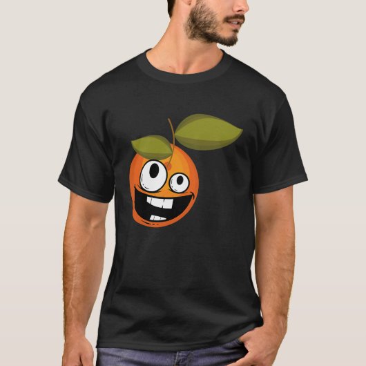 Happy smiling orange tシャツ (正面)