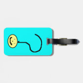 Happy Smiling Question Mark Emoji, Kids Art ラゲッジタグ (裏面横)