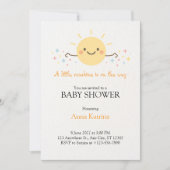 Happy Smiling Sun with Sparkling Magic 招待状 (正面)
