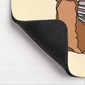 Happy Snail Mouse pad - 絵画s – お使いのカラー マウスパッド (コーナー)