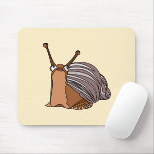 Happy Snail Mouse pad - 絵画s – お使いのカラー マウスパッド