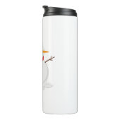 Happy Snowman in a Santa Hat タンブラー (回転右)