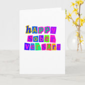 Happy Soberversary カード+封筒 5x7 カード (黄色い花)
