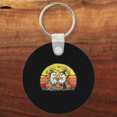 Happy Soky Camng Crew Halloween Campfire  キーホルダー (正面)