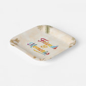 "Happy Souls Connected" ペーパープレート (傾斜あり)