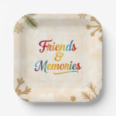 "Happy Souls Connected" ペーパープレート (正面)