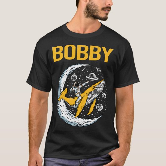 Happy Space - ボビー 名前 Tシャツ (正面)