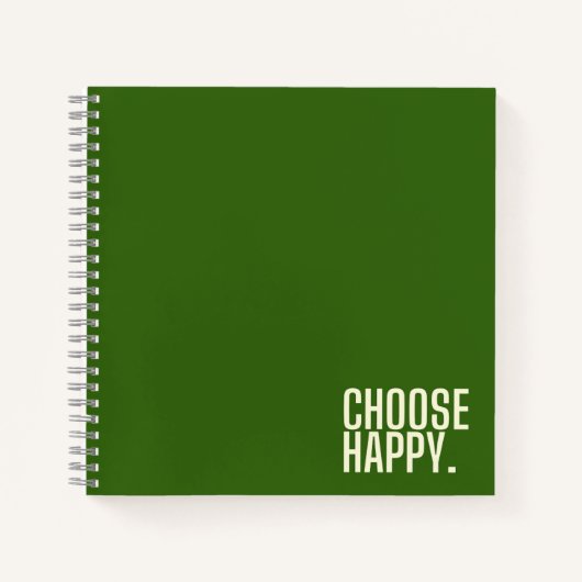 happy spiral notebookを選択 ノートブック (正面)