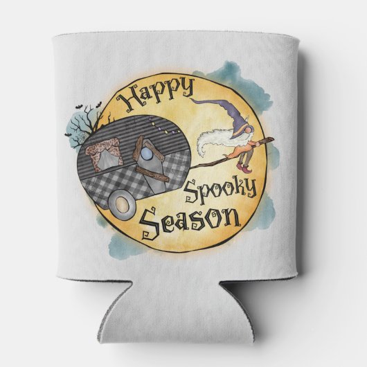 Happy Spooky Season | Halloween Camping 缶クーラー (裏面)