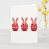 Happy Spring Animal Friends Card カード (黄色い花)