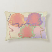 Happy Spring Greeting Card アクセントクッション (正面)