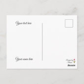 Happy Spring & Hoppy Easter Postcard ポストカード (裏面)