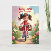 Happy Spring Ride Greeting Card カード (正面)