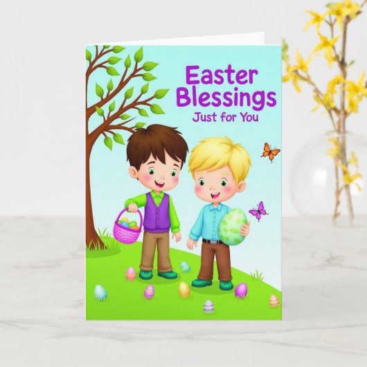 Happy Spring Time Friends Card カード (黄色い花)