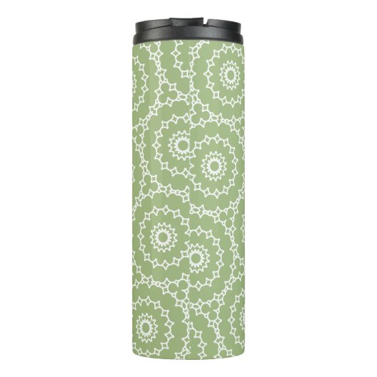 Happy Spring Wavy Circle Green タンブラー (裏面)