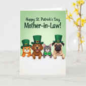 Happy Springtime Family Card カード (黄色い花)