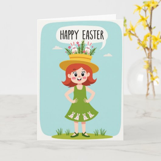 Happy Springtime Wishes Card カード (黄色い花)