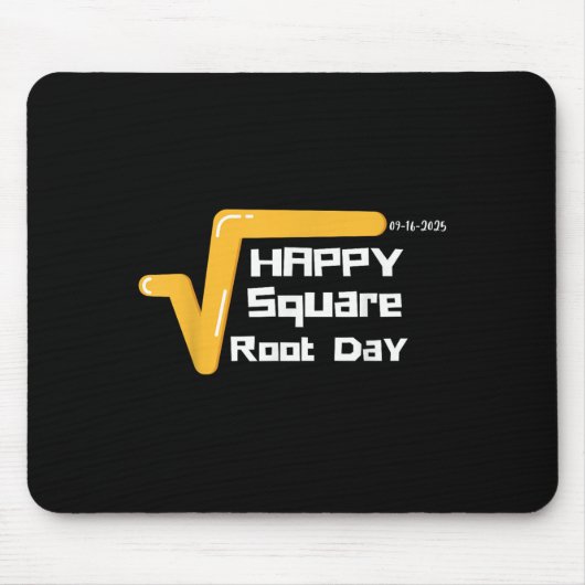 Happy Square Root Day Men Women Kids  マウスパッド (正面)