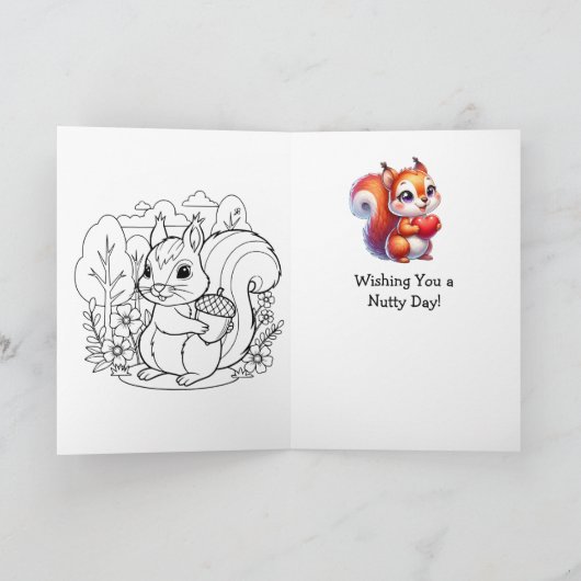 Happy Squirrel Appreciation Day | January 21st カード (内部)