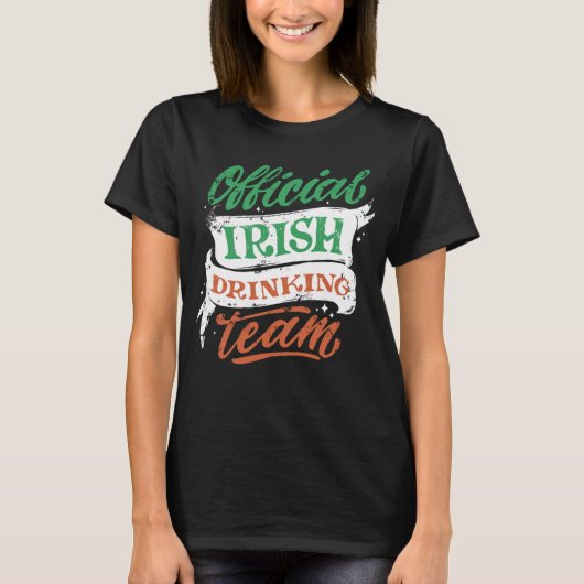Happy St.おもしろい Patrick's Day Drink men woman k Tシャツ (正面)