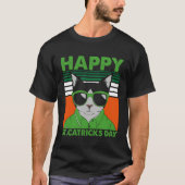 Happy St Catricks Day Cat Humor St Patricku2019s D Tシャツ (正面)