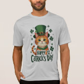 Happy St. Catrick's Day - Cat Of St. Patrick's day Tシャツ (正面)