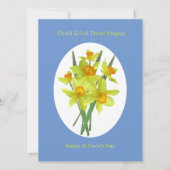 Happy St David's Day Welsh Daffodils カード (正面)