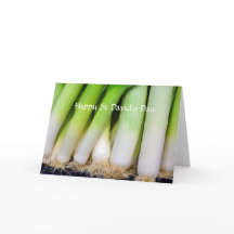 Happy St David's Day Welsh Leeks Personalized