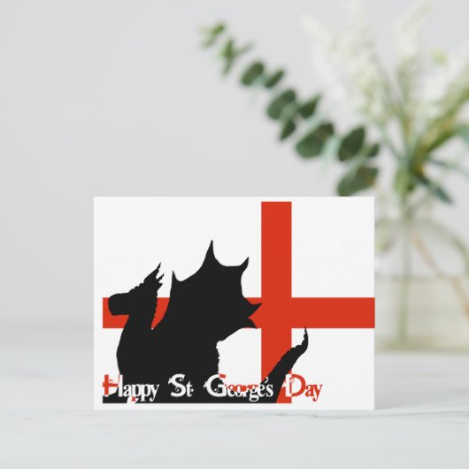 Happy St George's Day – はがき (スタンド正面)