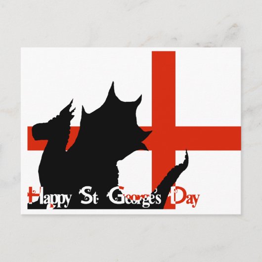 Happy St George's Day – はがき (正面)