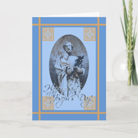 Happy St. Joseph's Feast Day Greeting Card カード (正面)
