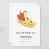 Happy St. Nicholas Day Greeting シーズンカード (正面/裏面)