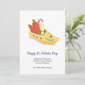 Happy St. Nicholas Day Greeting シーズンカード (スタンド正面)