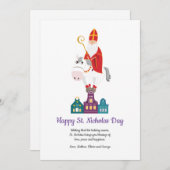 Happy St. Nicholas Day Greeting シーズンカード (正面/裏面)