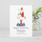 Happy St. Nicholas Day Greeting シーズンカード (スタンド正面)