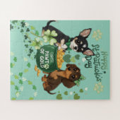 Happy St Paddy's day "lpawt of gold" "  ジグソーパズル (横)