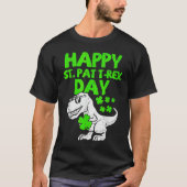 Happy St Pat Rex Day Dino Saurus St Patricks Day B Tシャツ (正面)