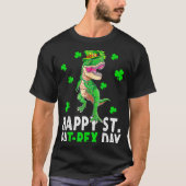 Happy St Pat Rex Day Dino Saurus St Patricks Day B Tシャツ (正面)