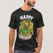 Happy St Pat Rex Day Dino St Patricks Dinosaur Boy Tシャツ (正面)