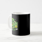 Happy St Pat-rex Day Dinosaur Camo St Patricks Day コーヒーマグカップ (正面左)