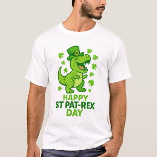 Happy St. Pat-Rex Day Funny Dinosaur Tシャツ