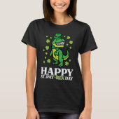 Happy St Pat Rex Dino Saint Patricks Day Trex Boys Tシャツ (正面)